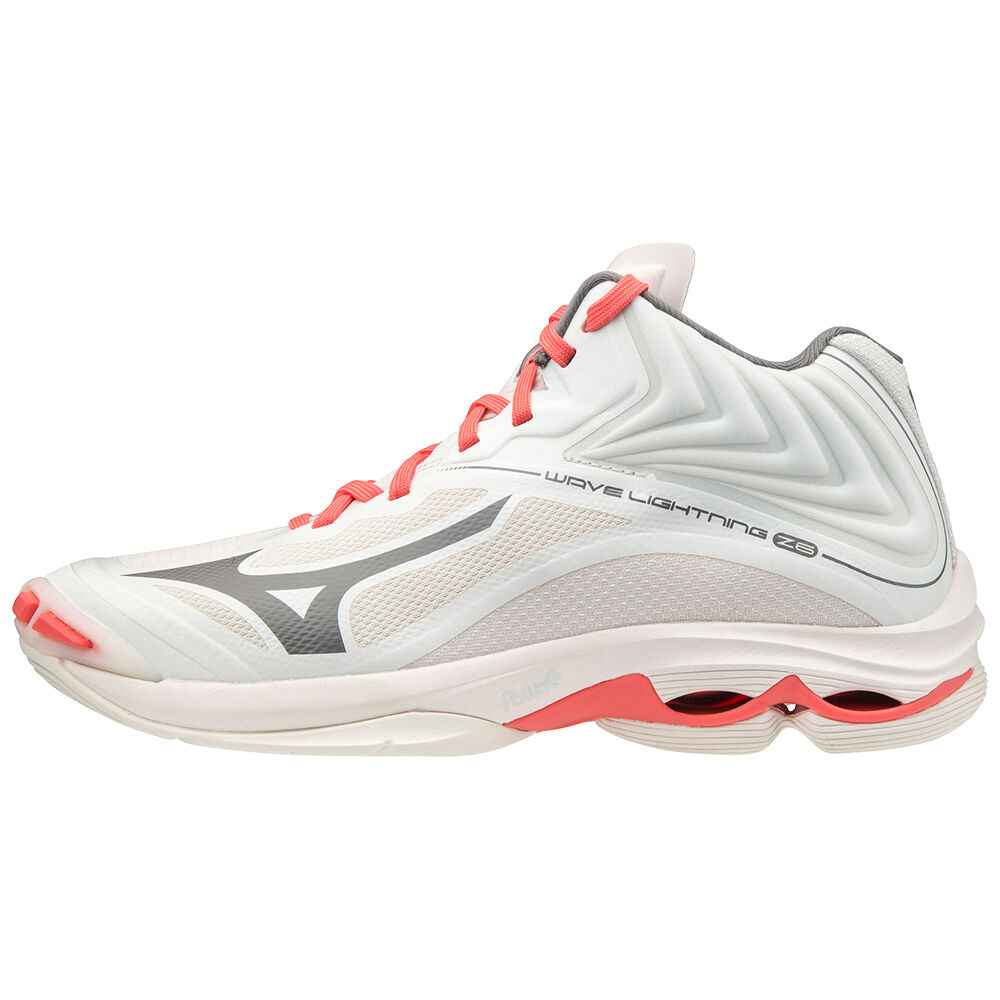 Mizuno Wave Lightning Z6 Mid Volleybollskor Dam Vita | 804253EYO