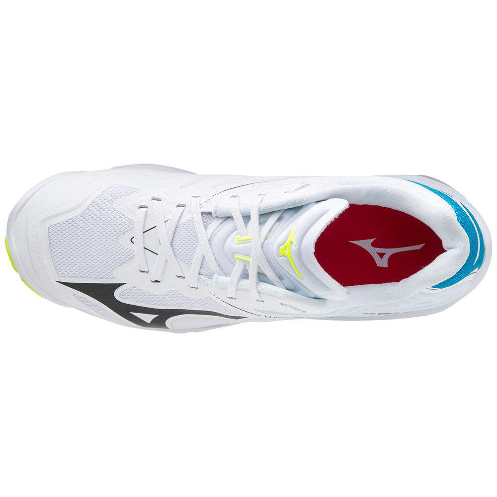 Mizuno Wave Lightning Z6 Volleybollskor Herr Vita Svarta Blå | 016487EXO