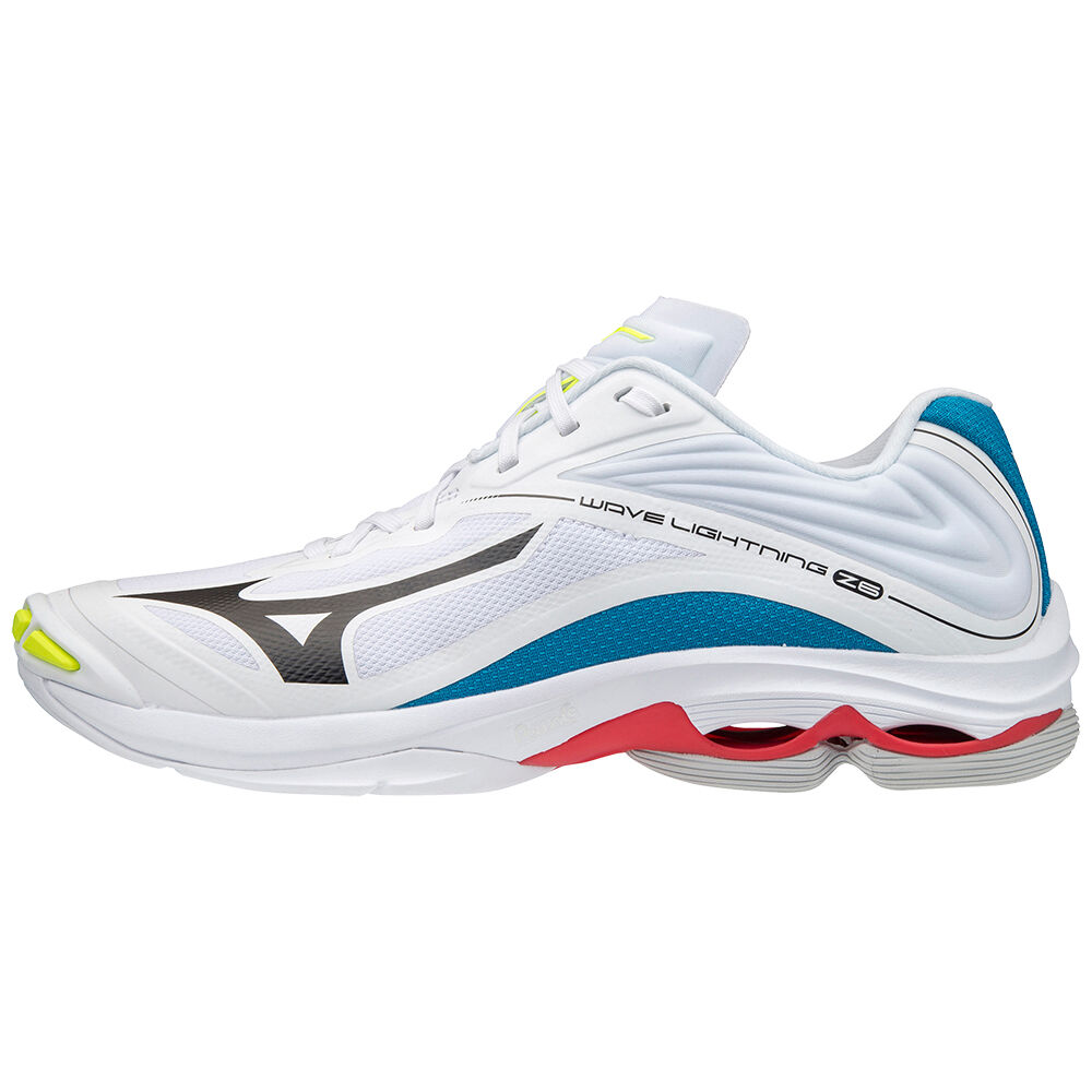 Mizuno Wave Lightning Z6 Volleybollskor Herr Vita Svarta Blå | 016487EXO