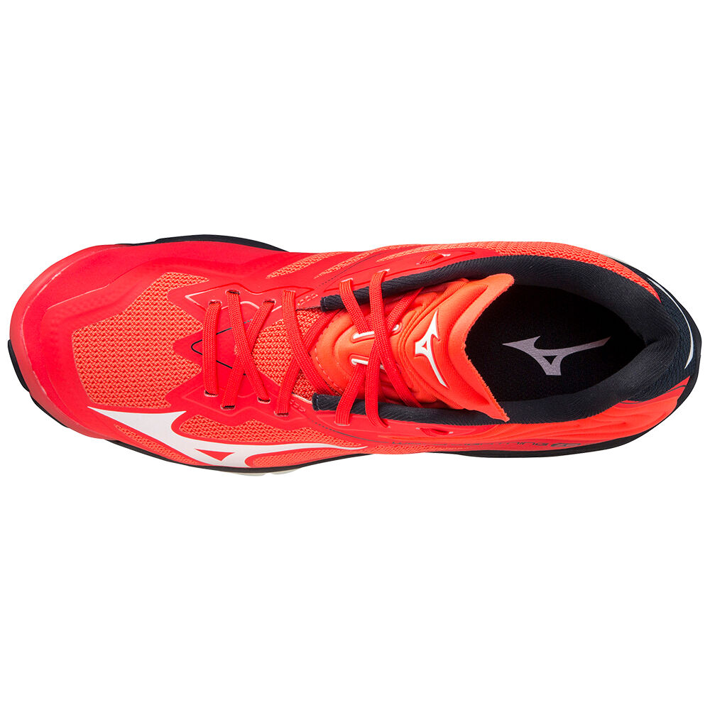 Mizuno Wave Lightning Z6 Volleybollskor Herr Orange Vita Blå | 039852MQT