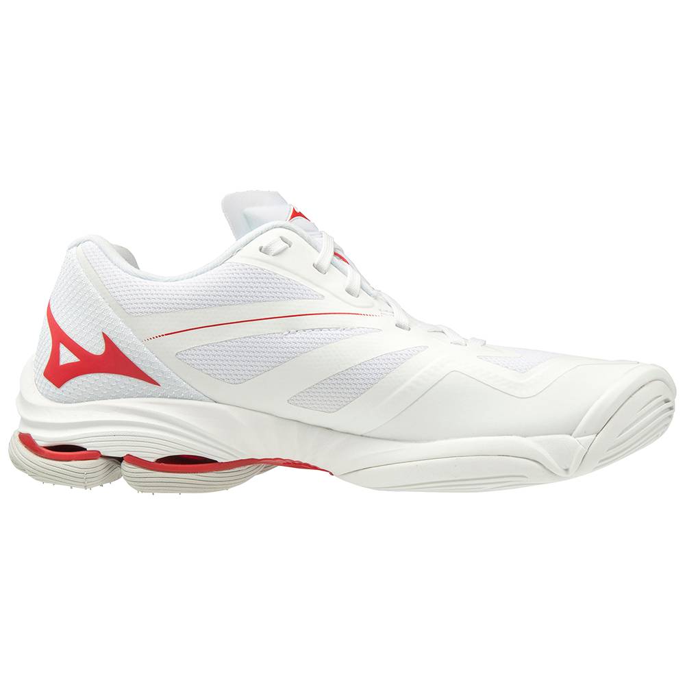 Mizuno Wave Lightning Z6 Volleybollskor Dam Vita Röda | 192035GCJ