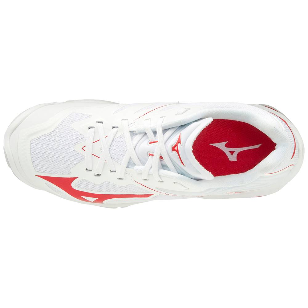 Mizuno Wave Lightning Z6 Volleybollskor Dam Vita Röda | 192035GCJ