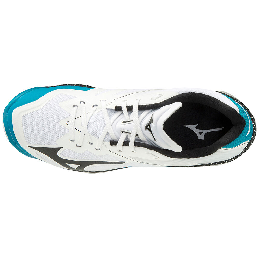 Mizuno Wave Lightning Z6 Volleybollskor Herr Vita Svarta Blå | 287456MSH