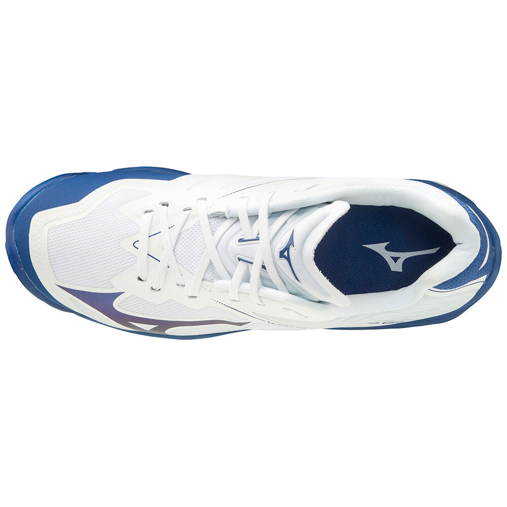 Mizuno Wave Lightning Z6 Volleybollskor Herr Vita Blå | 382617CPN