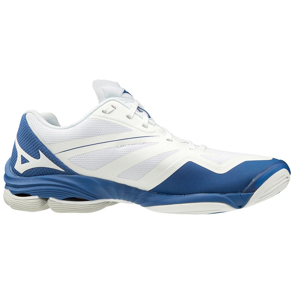 Mizuno Wave Lightning Z6 Volleybollskor Dam Vita Blå | 465283AMK