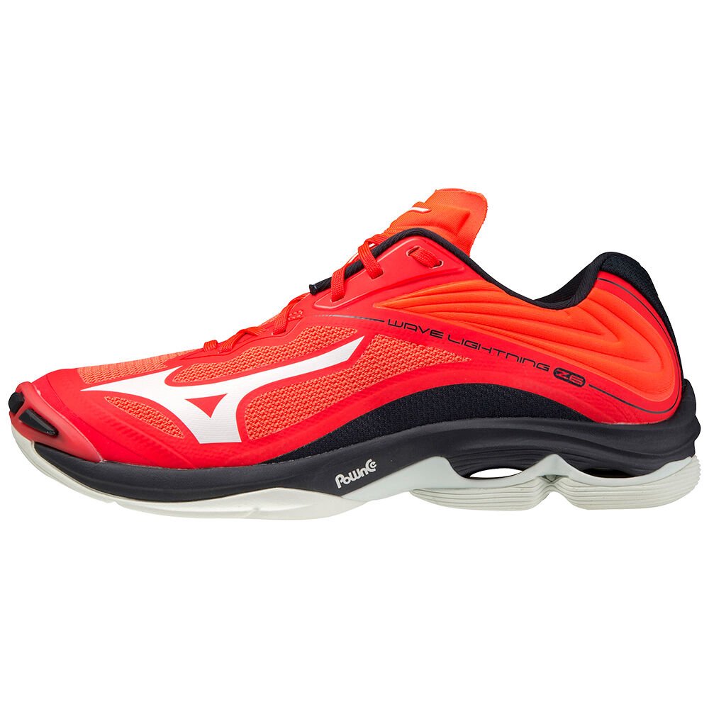 Mizuno Wave Lightning Z6 Volleybollskor Dam Röda Vita Svarta | 685324YGW