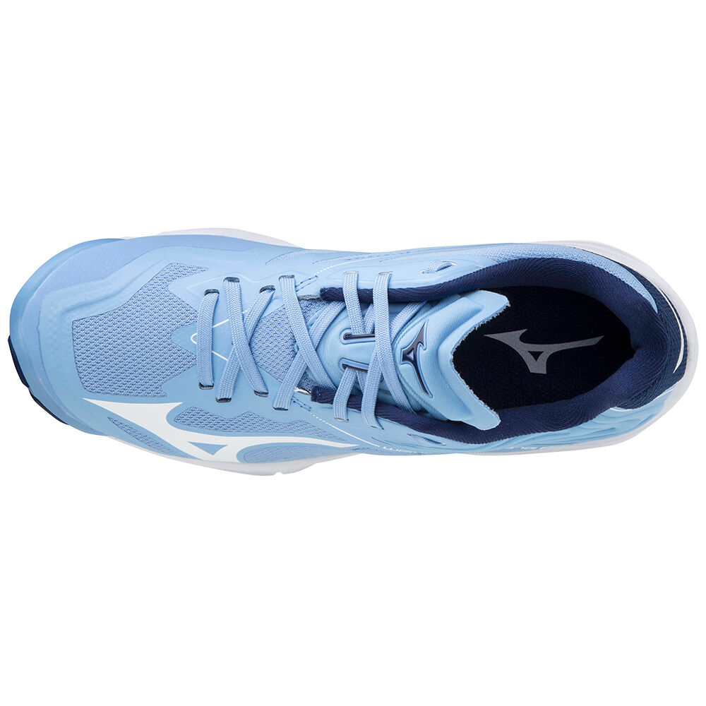 Mizuno Wave Lightning Z6 Volleybollskor Dam Blå Vita | 847519RPZ