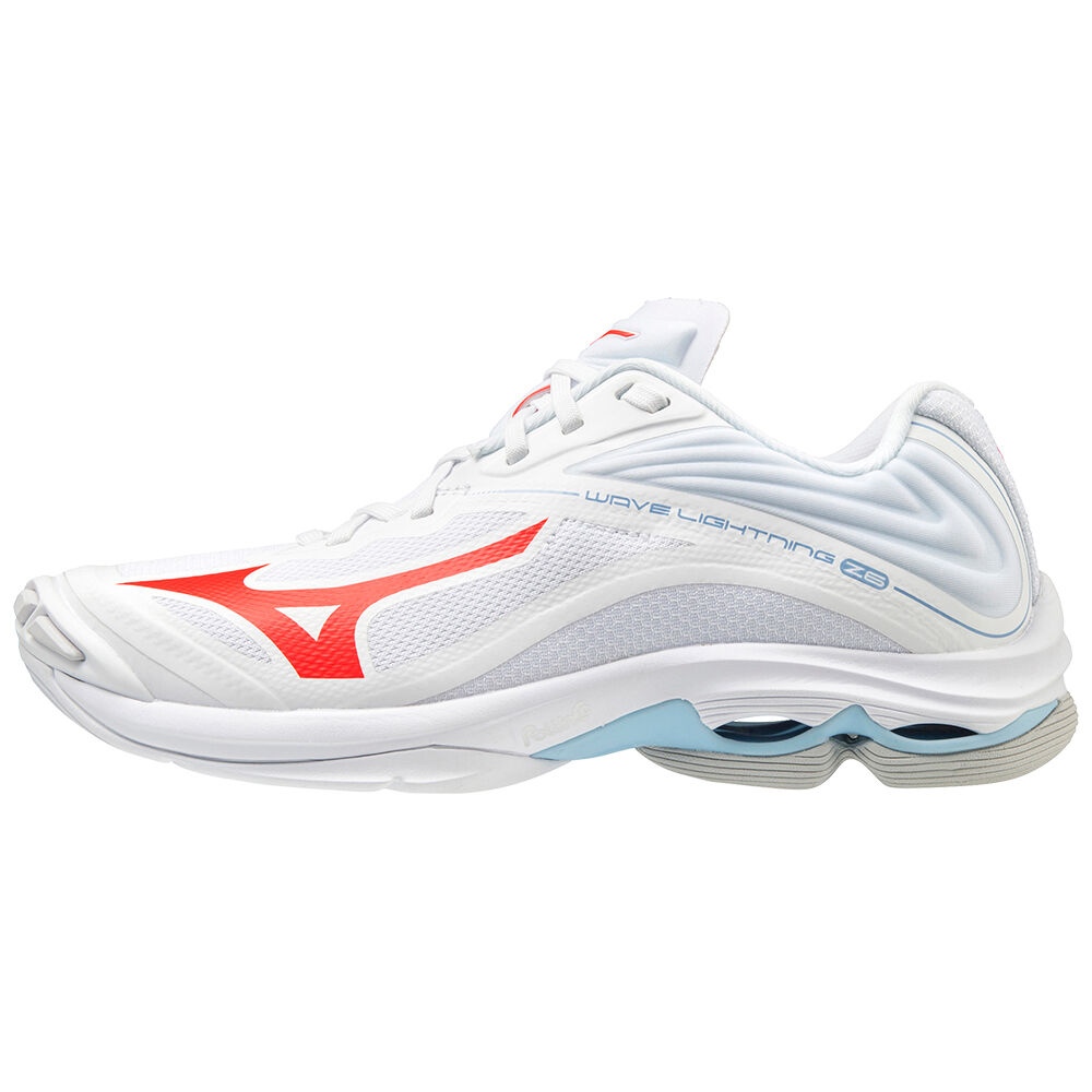 Mizuno Wave Lightning Z6 Volleybollskor Dam Vita Blå | 936087ZQI