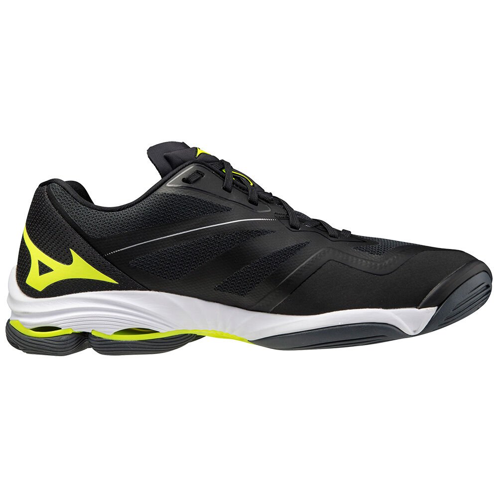 Mizuno Wave Lightning Z6 Volleybollskor Dam Svarta Blå Turkos Gula | 960341HTR