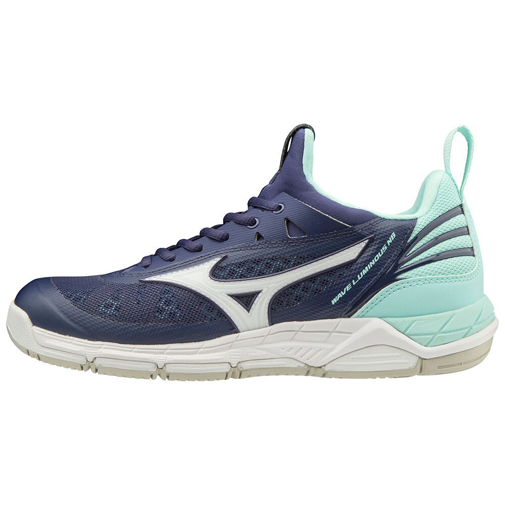 Mizuno Wave Luminous NB Netball Skor Dam Marinblå Blå | 971346BZC