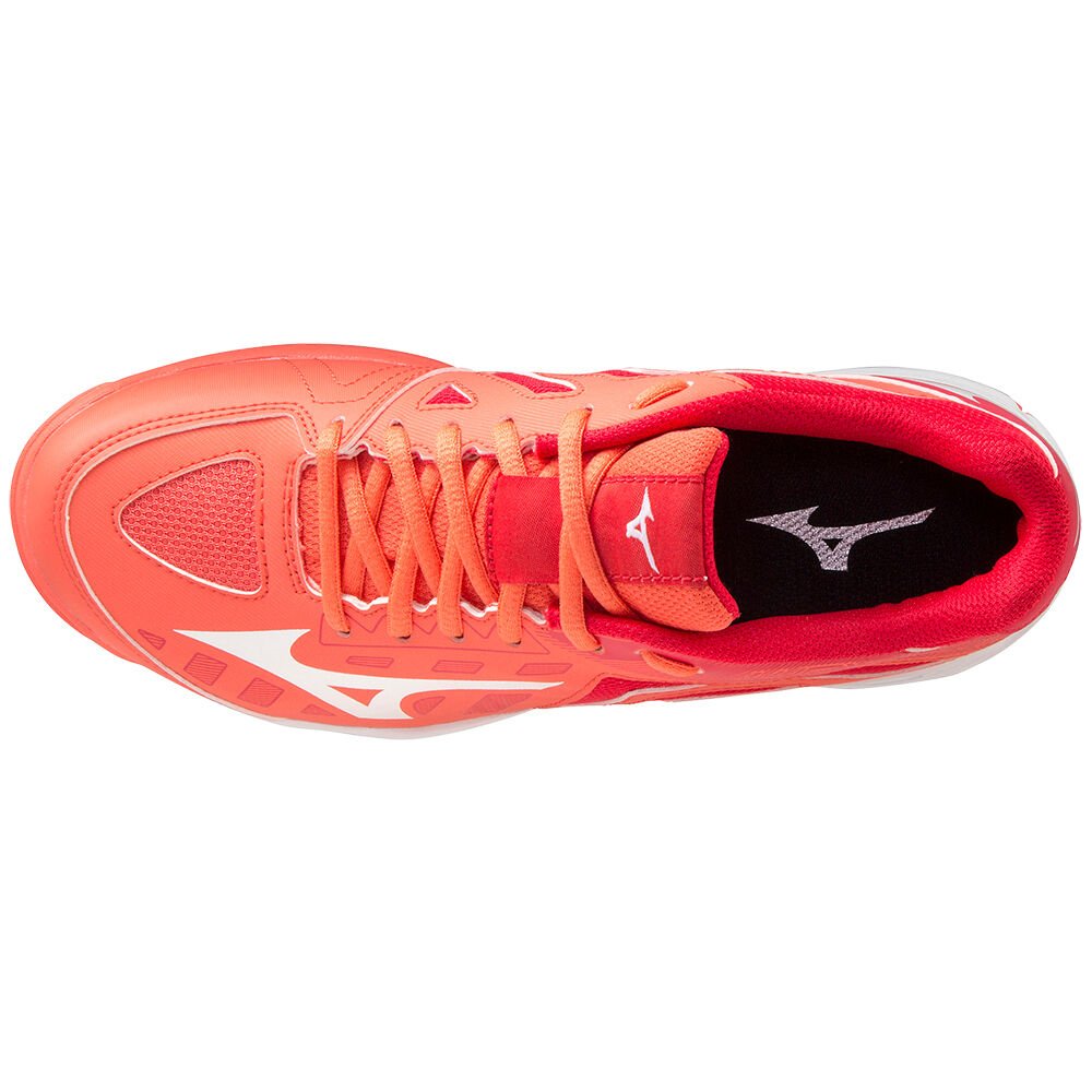 Mizuno Wave Lynx Hockeyskor Dam Korall Vita | 743682URF