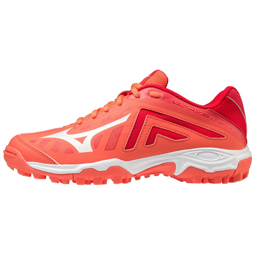 Mizuno Wave Lynx Hockeyskor Dam Korall Vita | 743682URF