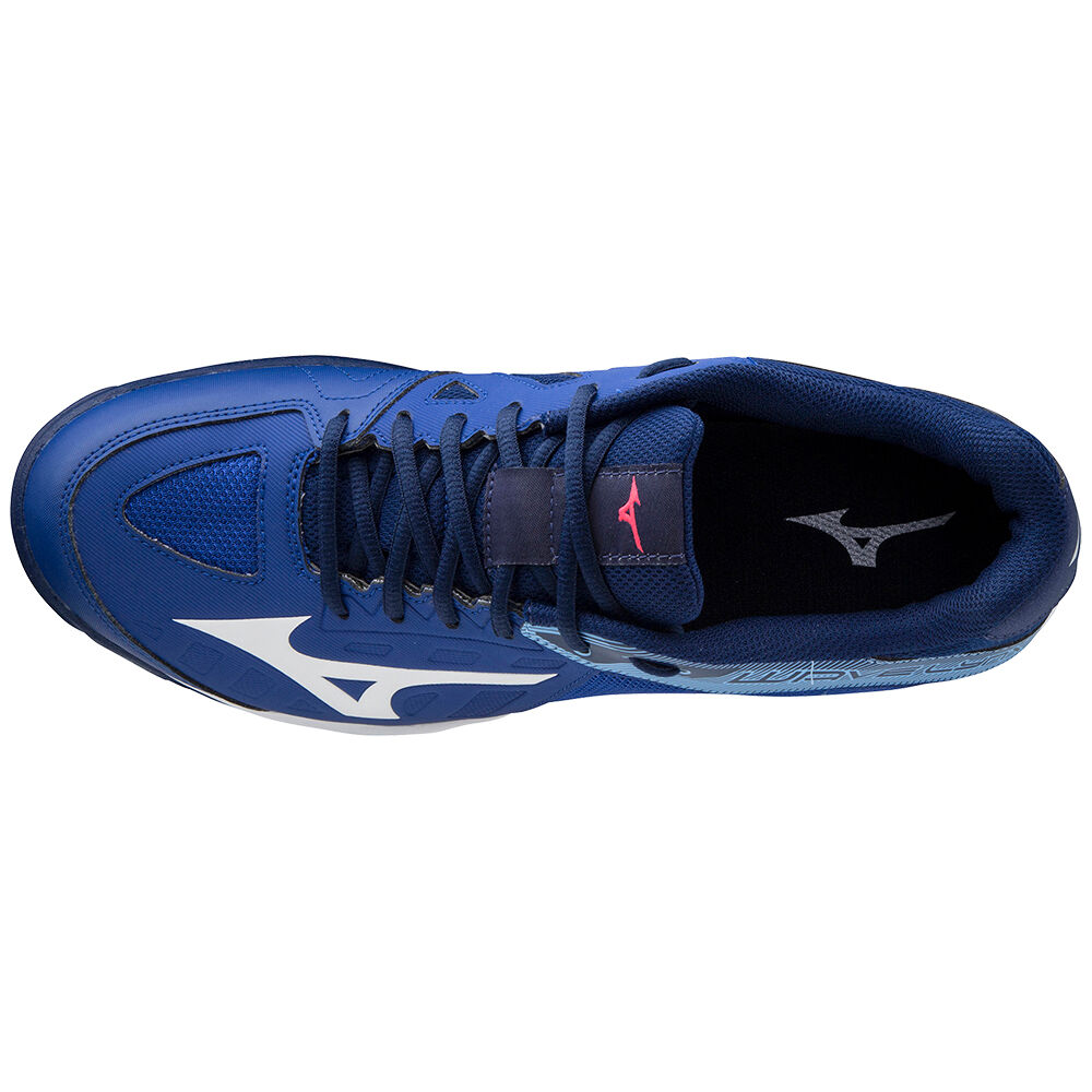 Mizuno Wave Lynx Hockeyskor Dam Svarta Vita Blå | 427831MTH