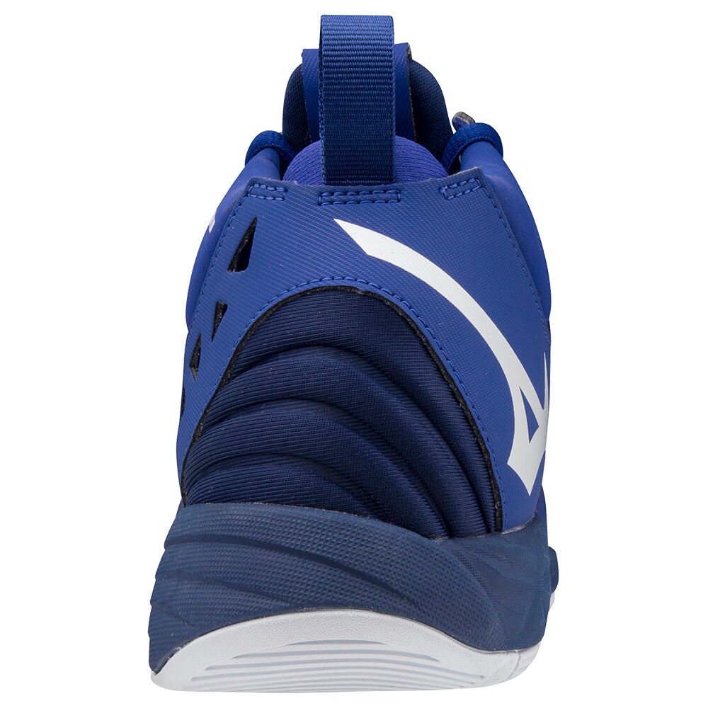 Mizuno Wave Momentum Mid Volleybollskor Dam Blå Vita | 146829ERA