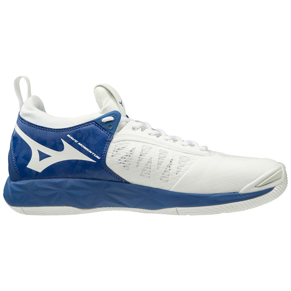 Mizuno Wave Momentum Volleybollskor Dam Vita Blå | 246037QZS