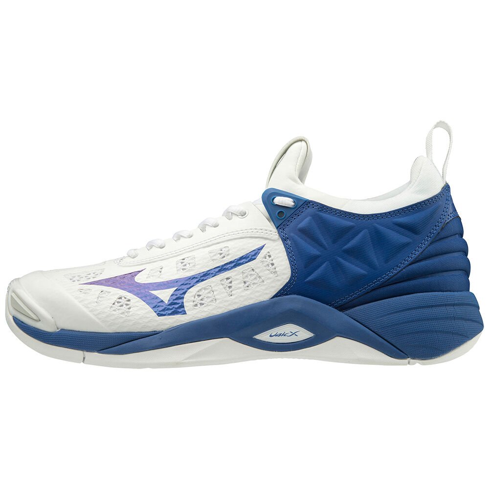 Mizuno Wave Momentum Volleybollskor Dam Vita Blå | 246037QZS