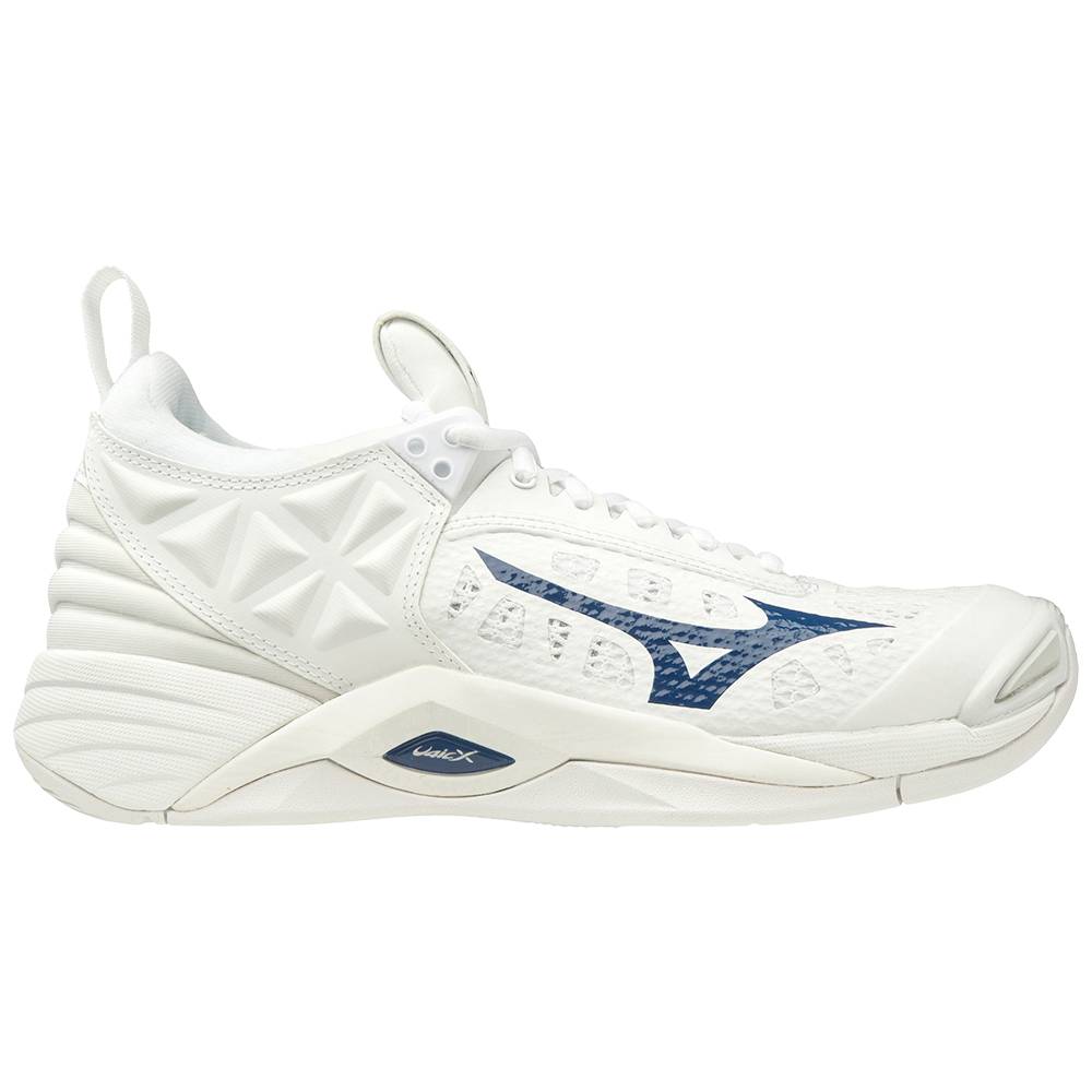 Mizuno Wave Momentum Volleybollskor Dam Vita Marinblå | 490831OZQ