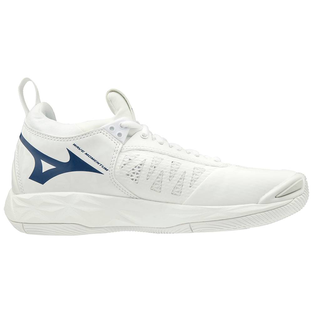 Mizuno Wave Momentum Volleybollskor Dam Vita Marinblå | 490831OZQ