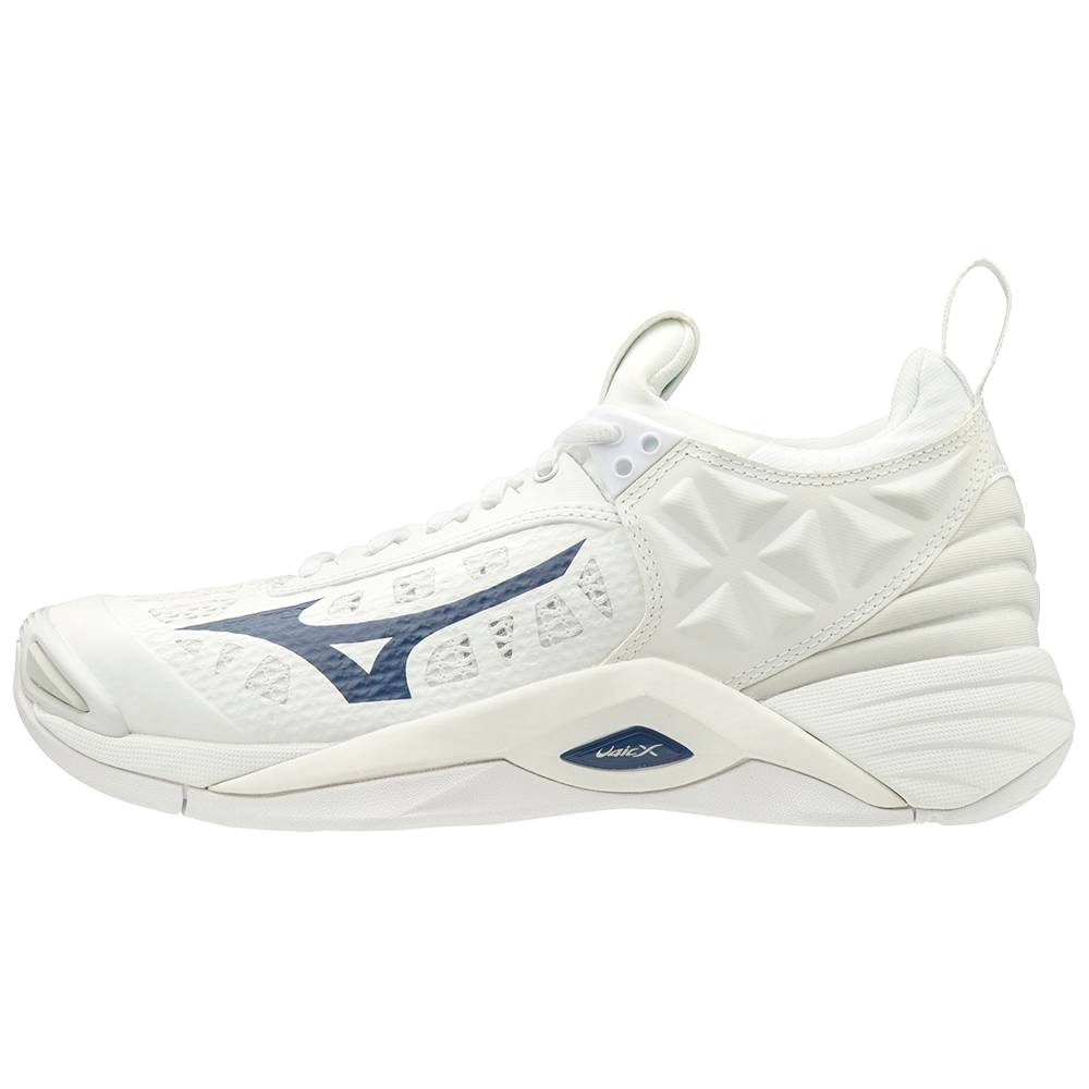 Mizuno Wave Momentum Volleybollskor Dam Vita Marinblå | 490831OZQ