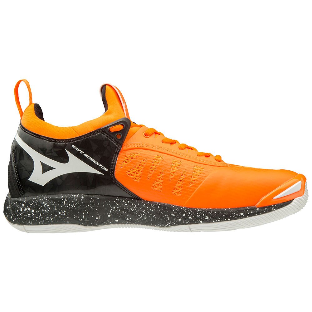 Mizuno Wave Momentum Volleybollskor Dam Orange Vita Svarta | 547061JWP