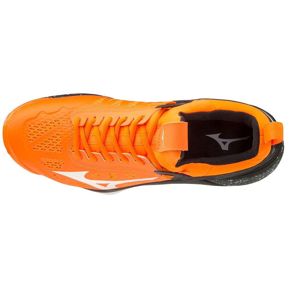 Mizuno Wave Momentum Volleybollskor Dam Orange Vita Svarta | 547061JWP