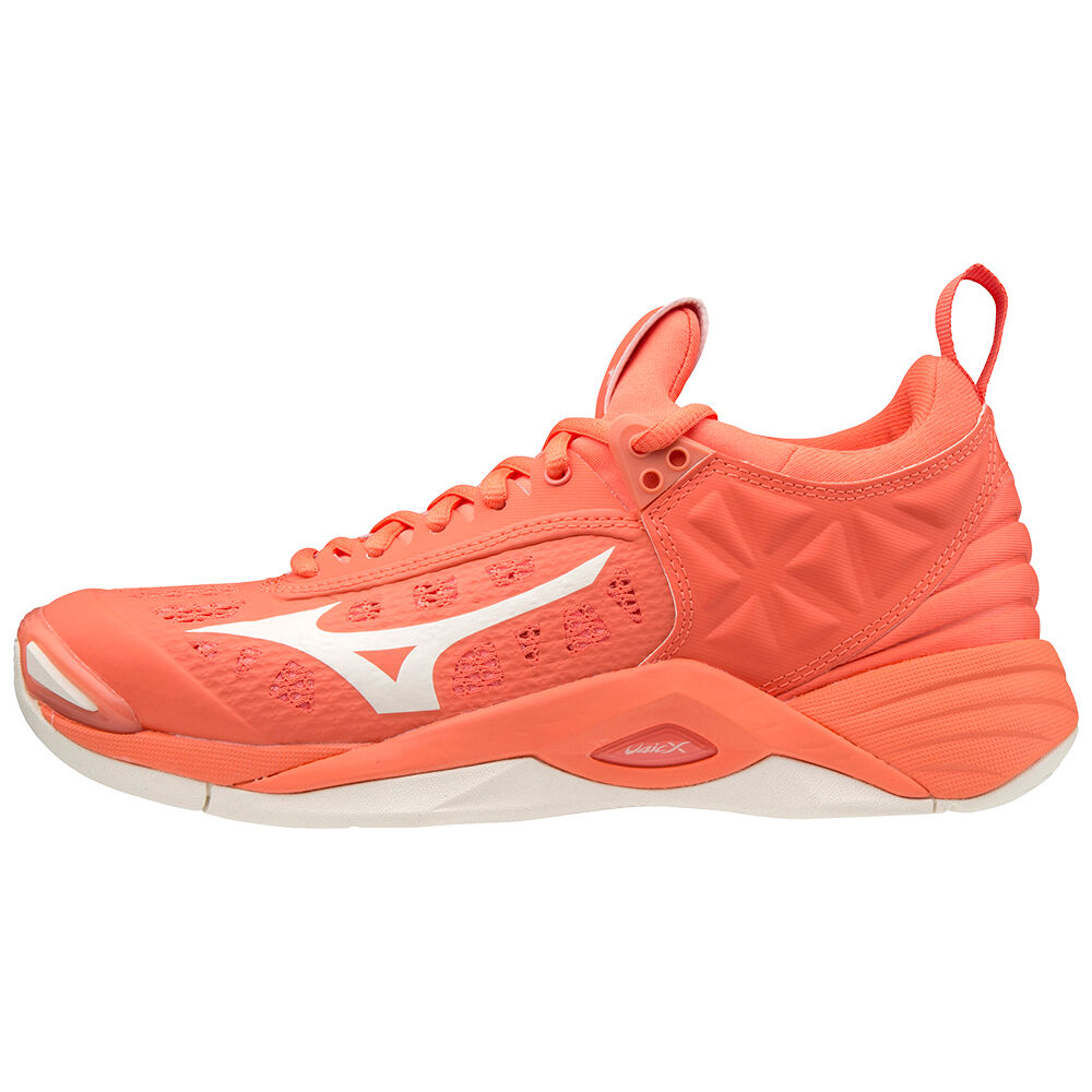 Mizuno Wave Momentum Volleybollskor Dam Korall Vita | 594781KOE