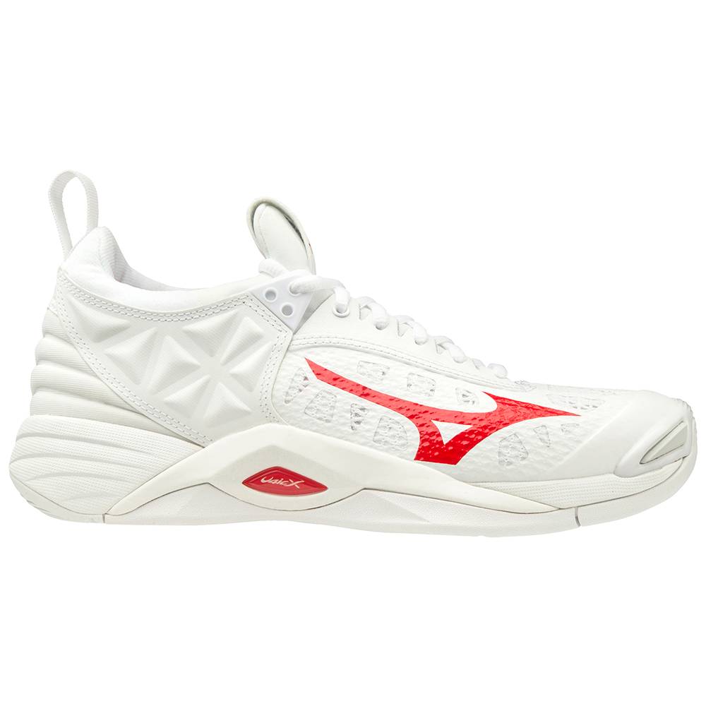 Mizuno Wave Momentum Volleybollskor Dam Vita Röda | 605129BKY