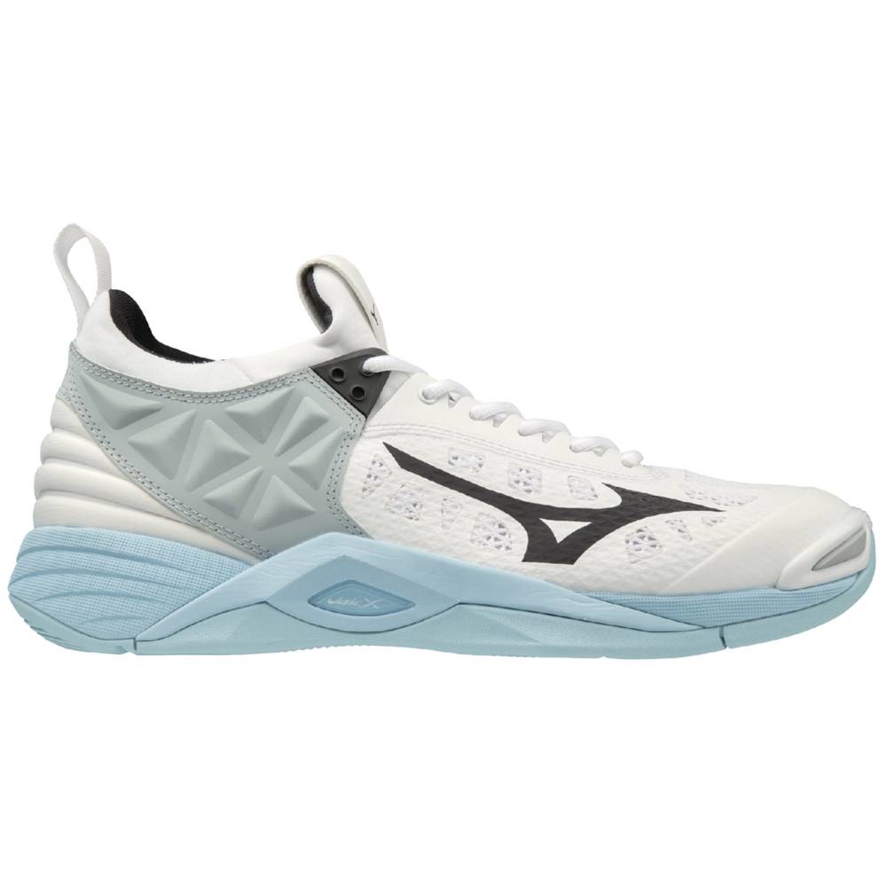 Mizuno Wave Momentum Volleybollskor Dam Vita Blå | 786140CNF