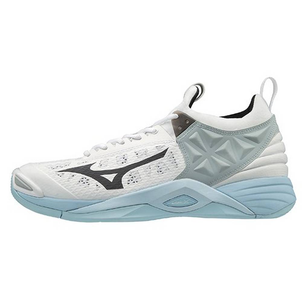 Mizuno Wave Momentum Volleybollskor Dam Vita Blå | 786140CNF