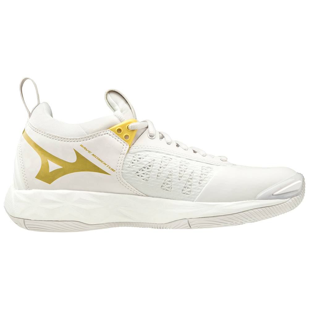 Mizuno Wave Momentum Volleybollskor Dam Vita Guld | 958603NTI