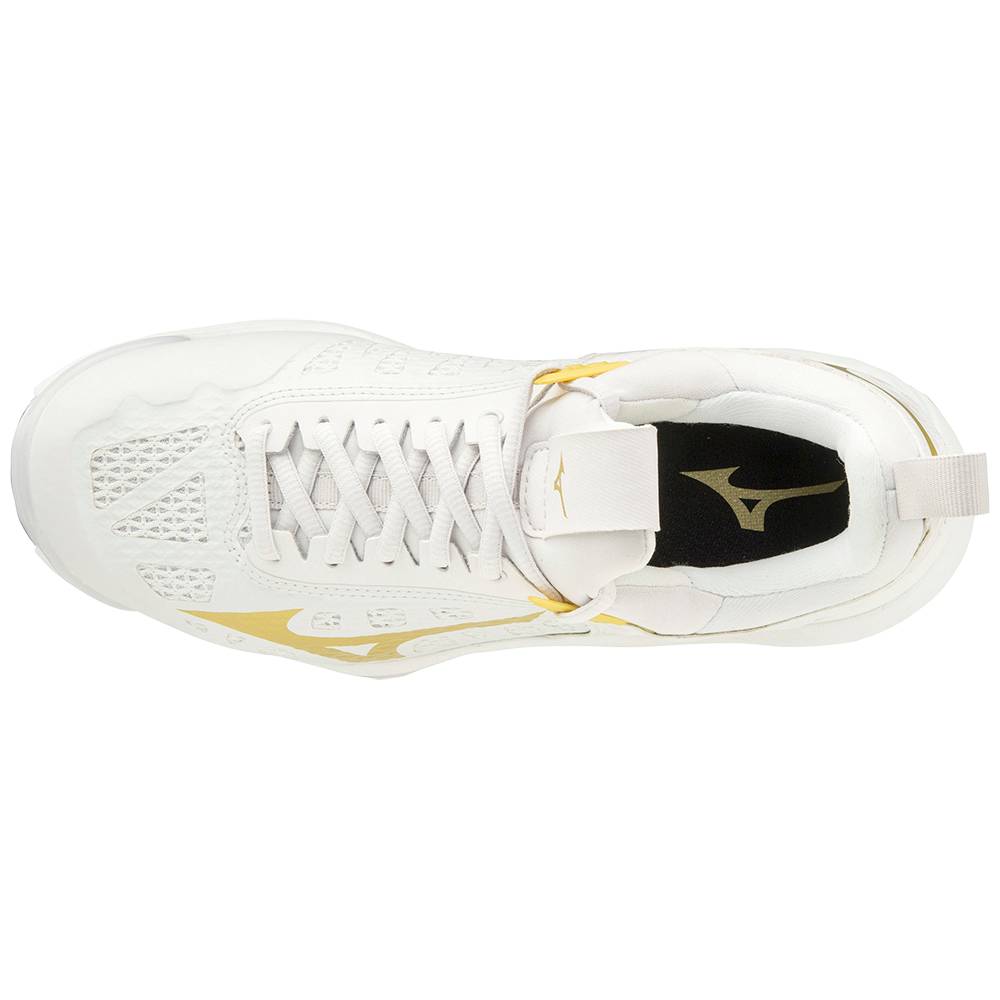 Mizuno Wave Momentum Volleybollskor Dam Vita Guld | 958603NTI