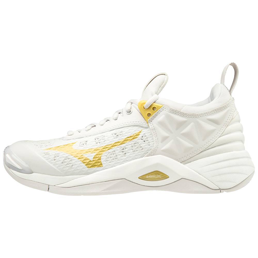 Mizuno Wave Momentum Volleybollskor Dam Vita Guld | 958603NTI