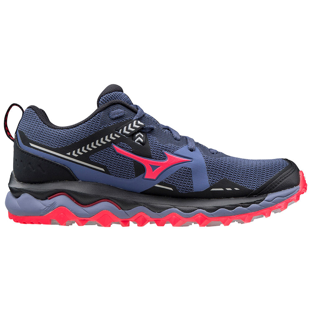 Mizuno Wave Mujin 7 Trail löparskor Dam Blå Svarta Rosa | 583274CGX