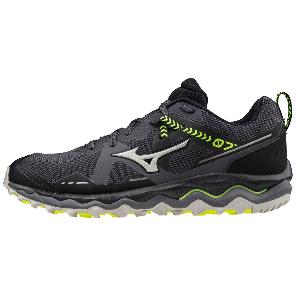 Mizuno Wave Mujin 7 Trail löparskor Herr Svarta | 592614BRO