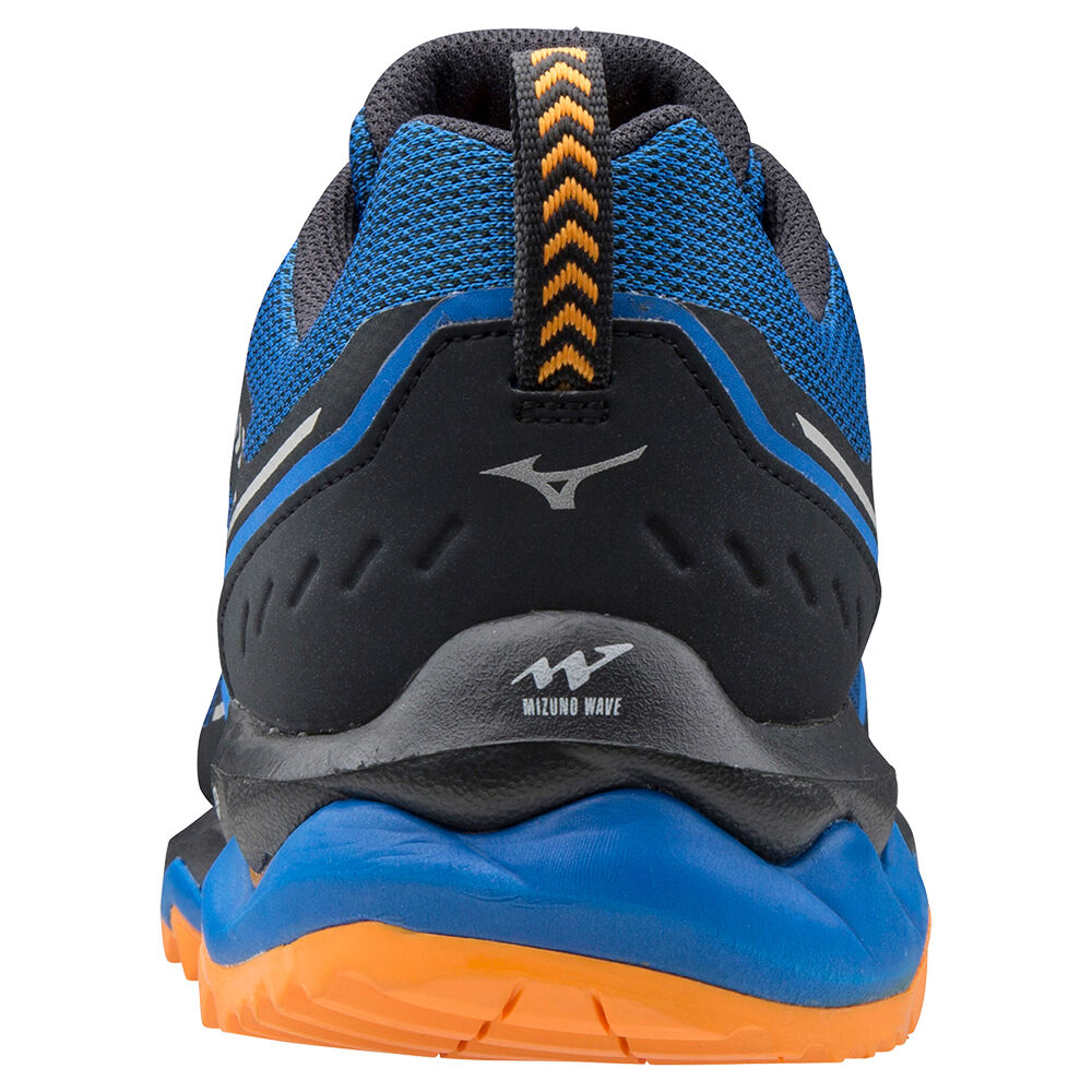 Mizuno Wave Mujin 7 Trail löparskor Herr Blå Orange | 842715YRC