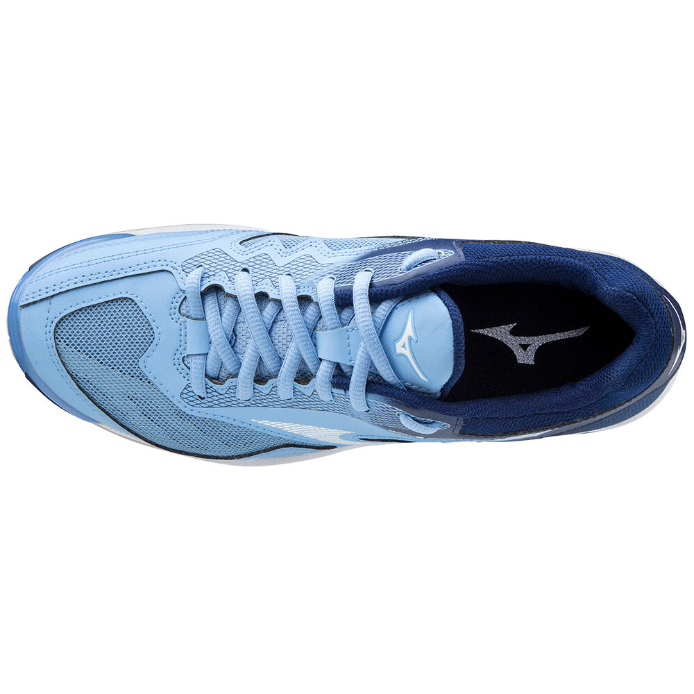 Mizuno Wave Phantom 2 Nb Netball Skor Dam Blå Vita | 041395GRN