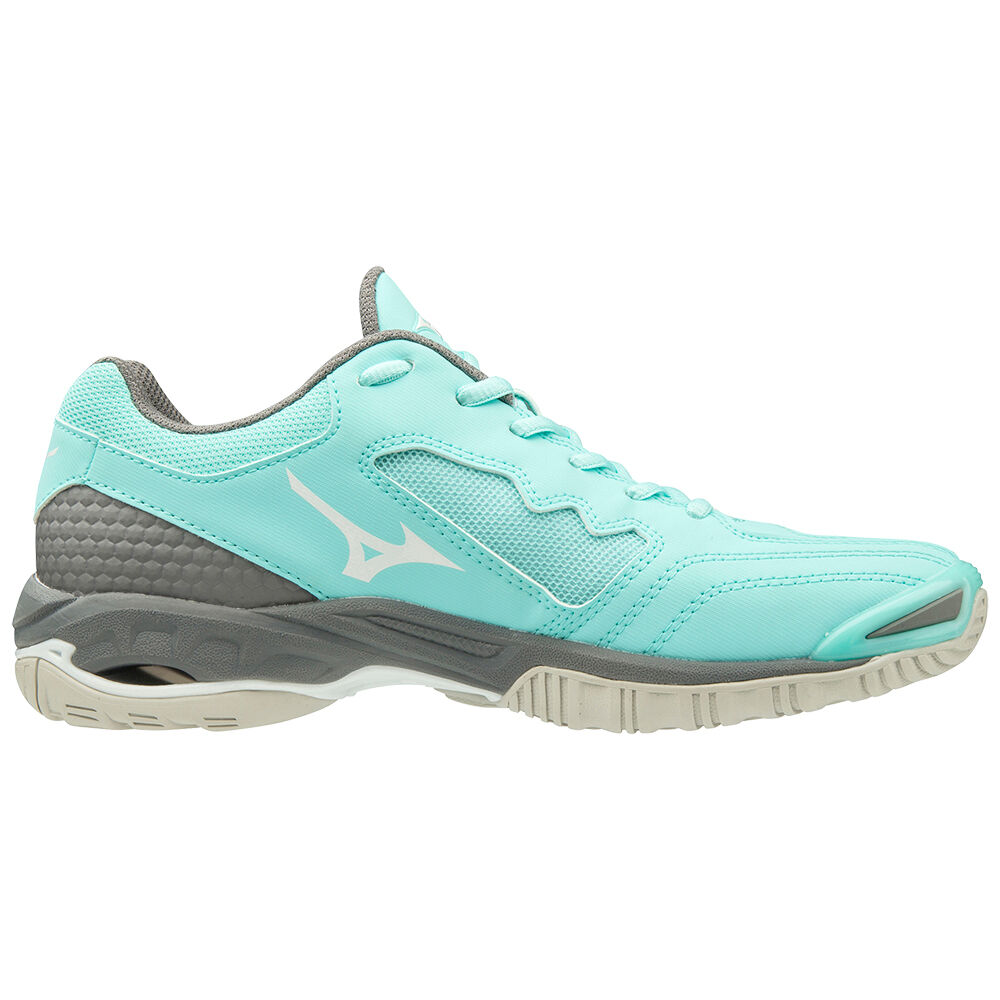 Mizuno Wave Phantom 2 Nb Netball Skor Dam Blå Vita Grå | 135460WLC