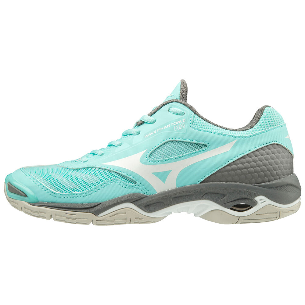 Mizuno Wave Phantom 2 Nb Netball Skor Dam Blå Vita Grå | 135460WLC