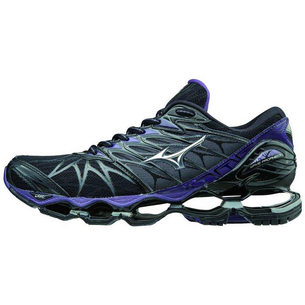 Mizuno Wave Prophecy 7 Löparskor Dam Svarta Silver | 743068DSF