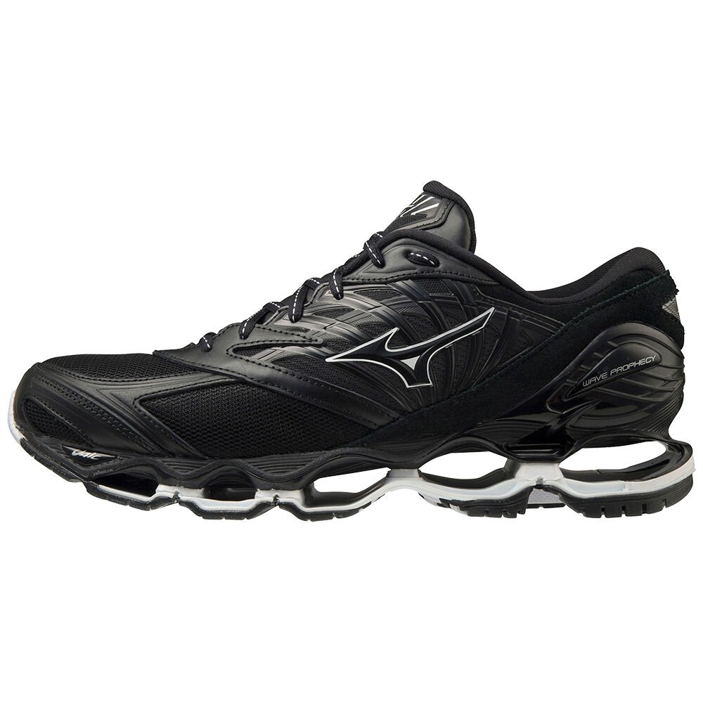 Mizuno Wave Prophecy LS Kuro Sneakers Dam Svarta Vita | 613895VBJ