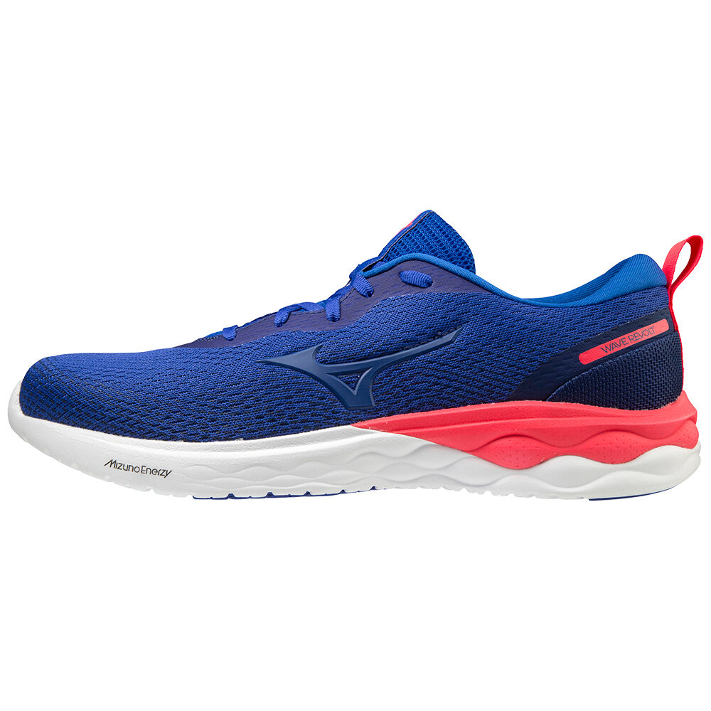 Mizuno Wave Revolt Löparskor Herr Blå Rosa | 403218OIH