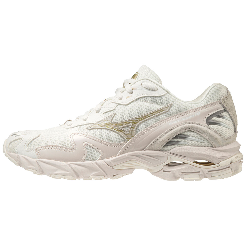 Mizuno Wave Rider 10 Sneakers Herr Vita | 157963BRN