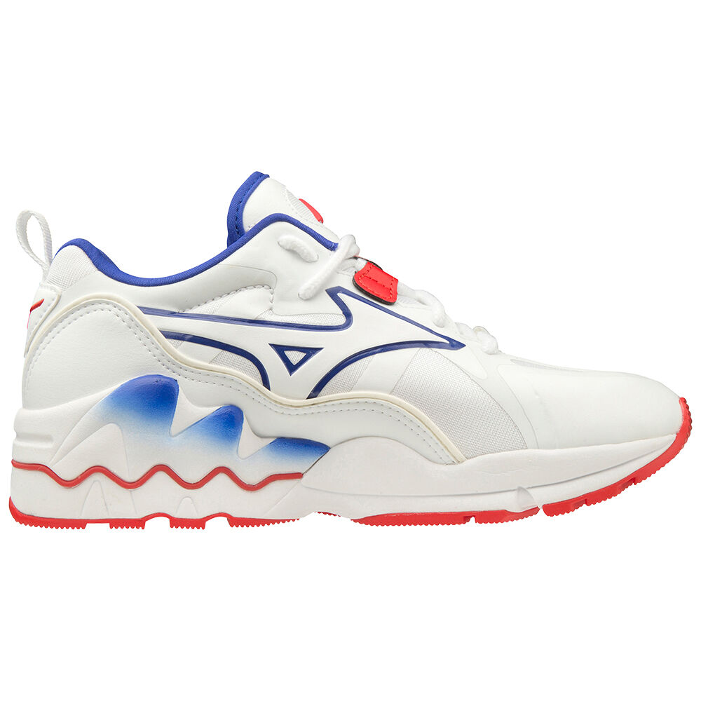 Mizuno Wave Rider 1 Shape of Time Sneakers Herr Vita Röda | 473256VAN