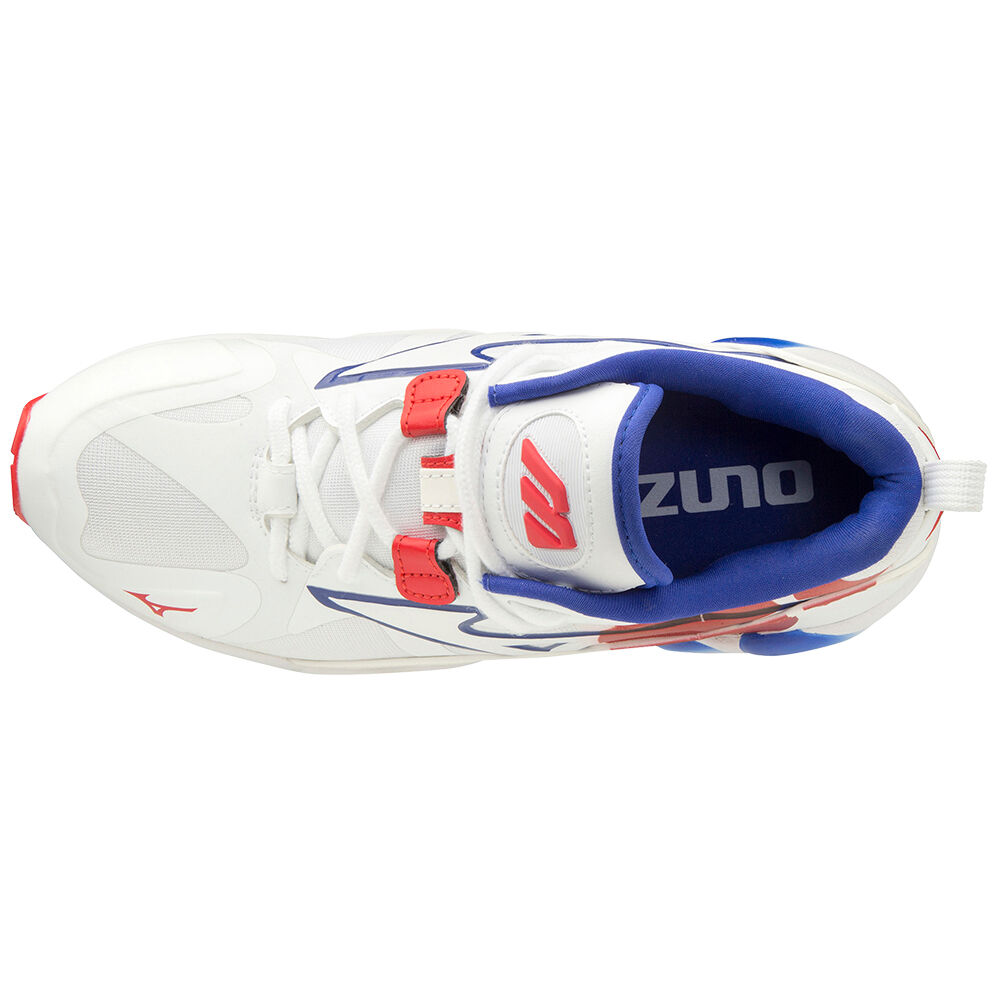 Mizuno Wave Rider 1 Shape of Time Sneakers Herr Vita Röda | 473256VAN