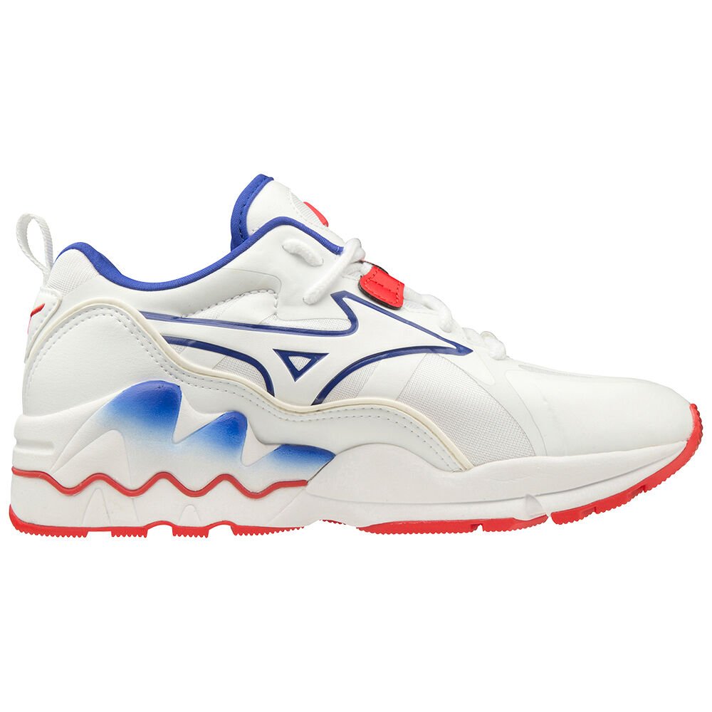 Mizuno Wave Rider 1 Shape of Time Sneakers Dam Vita Röda | 693087UIJ