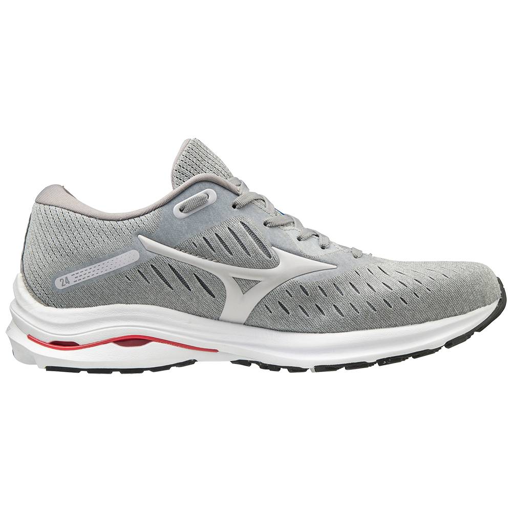 Mizuno Wave Rider 24 2E Breda Löparskor Herr Grå | 085694JKR