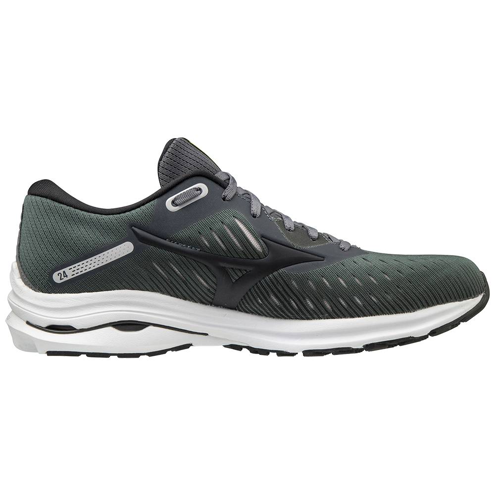 Mizuno Wave Rider 24 2E Breda Löparskor Herr Mörkgröna | 638017HLW