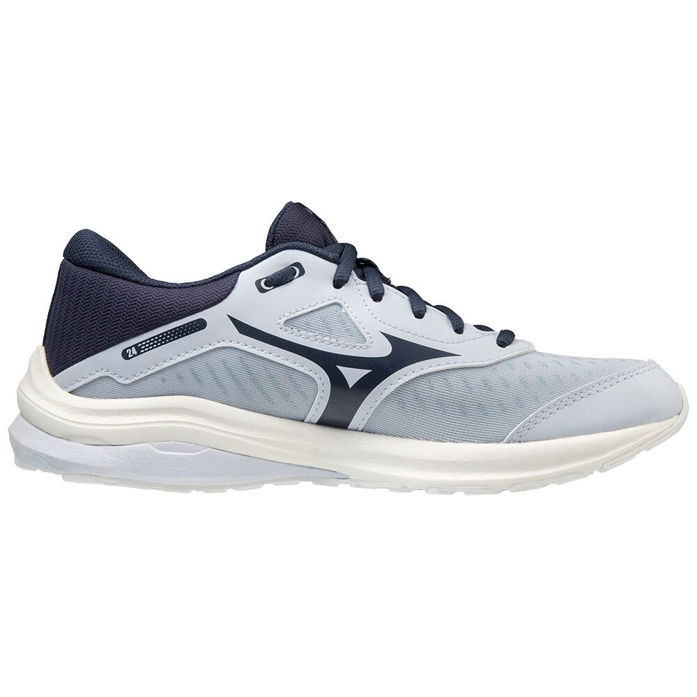 Mizuno Wave Rider 24 Löparskor Dam Indigo Vita | 928135TAM