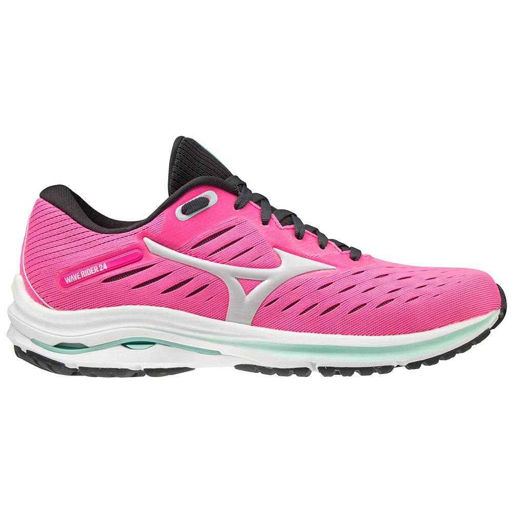 Mizuno Wave Rider 24 Löparskor Dam Rosa | 124309IYS