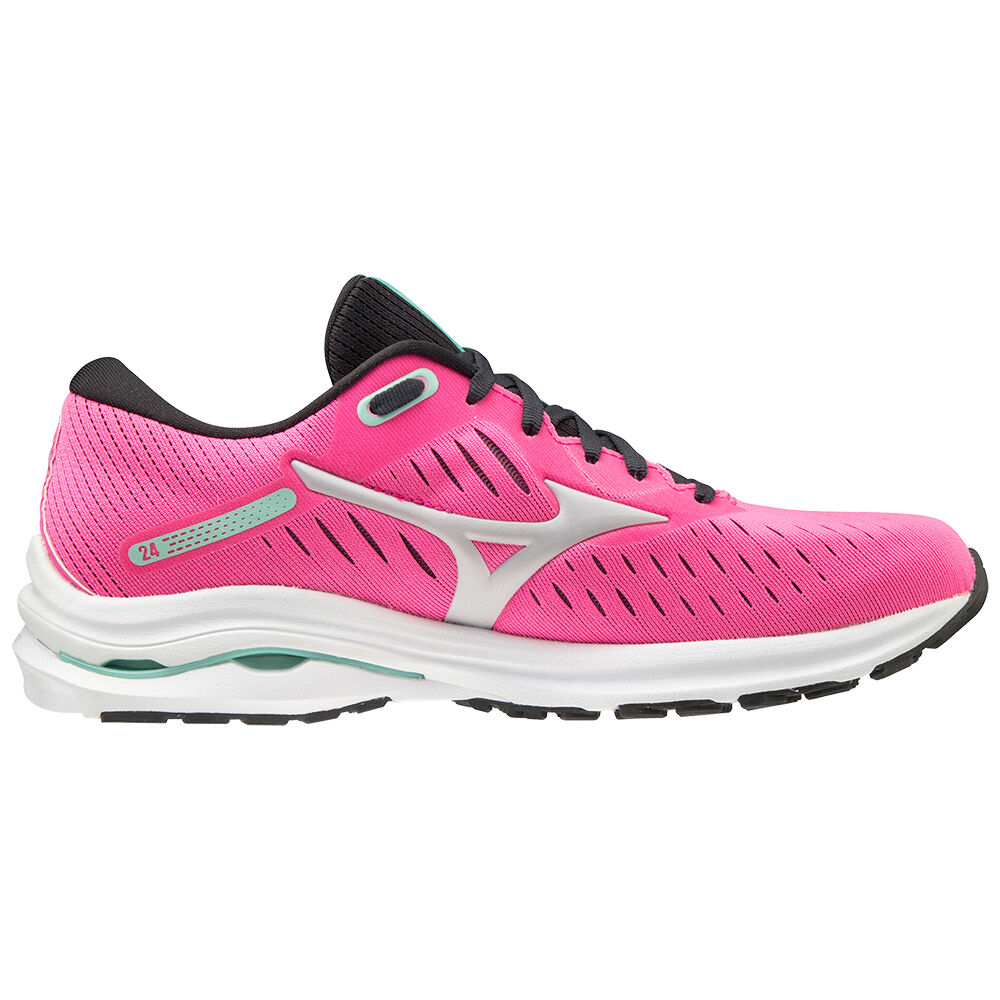 Mizuno Wave Rider 24 Löparskor Dam Rosa | 613794HBT